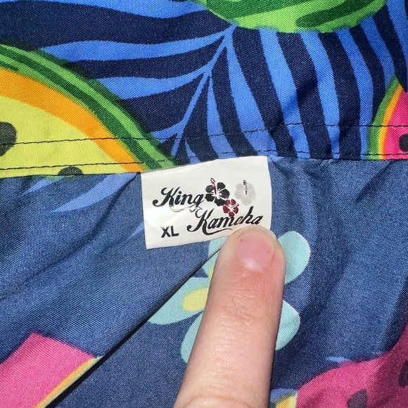 Men’s King Kameha Hawaiian shirt size xl - Picture 2 of 6